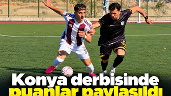 Konya derbisinde kazanan çıkmadı