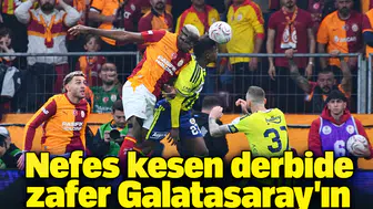 Nefes kesen derbide zafer Galatasaray'ın