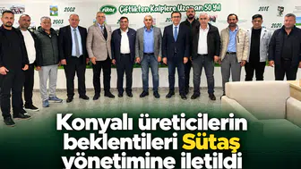Konyalı üreticilerin beklentileri Sütaş yönetimine iletildi