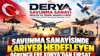 Savunma sanayisinde kariyer hedefleyen öğrencilere Konya’dan fırsat