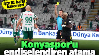 Konyaspor - Galatasaray maçının hakemi açıklandı! Skandal penaltı vermişti