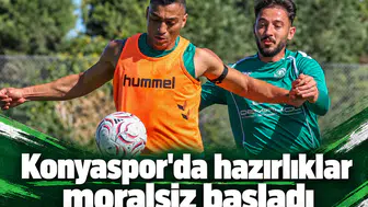 Konyaspor'da hazırlıklar moralsiz başladı