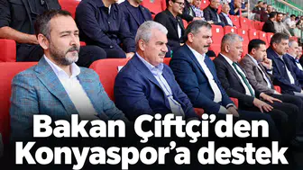 Bakan Çiftçi'den Konyaspor'a destek