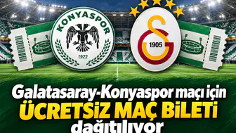 Galatasaray-Konyaspor maçı için ücretsiz maç bileti dağıtılıyor