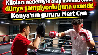 Kiloları nedeniyle alay konusu oldu, dünya şampiyonluğuna uzandı! Konya’nın gururu Mert Can