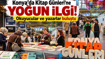 Konya’da Kitap Günleri'ne yoğun ilgi! Okuyucular ve yazarlar buluştu