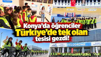Konya’da öğrenciler Türkiye’de tek olan tesisi gezdi!