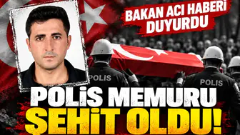 Polis memuru şehit oldu! Bakan acı haberi duyurdu