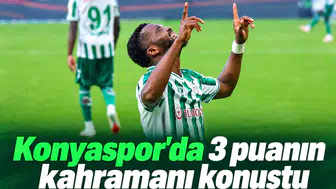 Konyaspor'da 3 puanın kahramanı konuştu! Gururluyum