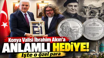 Konya Valisi İbrahim Akın’a anlamlı hediye! İşte o özel para