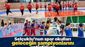Selçuklu’nun spor okulları geleceğin şampiyonlarını yetiştiriyor