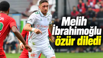 Konyasporlu Melih, taraftarlardan özür diledi