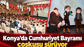 Konya’da Cumhuriyet Bayramı coşkusu sürüyor
