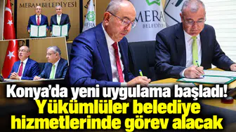 Konya’da yeni uygulama başladı! Yükümlüler belediye hizmetlerinde görev alacak