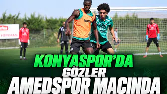 Konyaspor, gözünü Amedspor maçına çevirdi