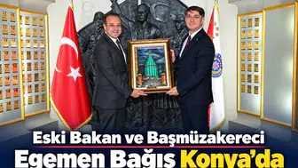 Eski Bakan ve Başmüzakereci Egemen Bağış Konya’da