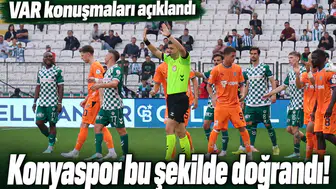 Konyaspor bu şekilde doğrandı! VAR konuşmaları açıklandı