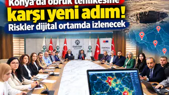 Konya’da obruk tehlikesine karşı yeni adım! Riskler dijital ortamda izlenecek