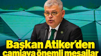 Konyaspor'da Başkan Atiker'den camiaya önemli mesajlar! Sorumluluğun farkındayız