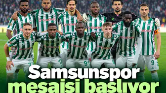 Konyaspor'da Samsunspor mesaisi başlıyor