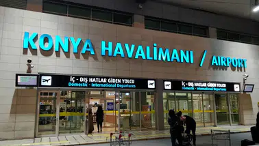 Konya Havalimanı’nın ağustos ayı yolcu trafiği belli oldu