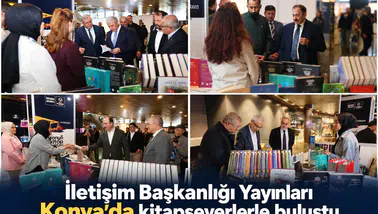 İletişim Başkanlığı Yayınları Konya’da kitapseverlerle buluştu