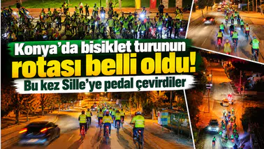 Konya’da bisiklet turunun rotası belli oldu! Bu kez Sille’ye pedal çevirdiler