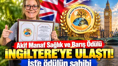 Akif Manaf Sağlık ve Barış Ödülü İngiltere’ye ulaştı! İşte ödülün sahibi