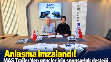 Anlaşma imzalandı! MAS Trailer’den gençler için sponsorluk desteği