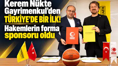 Kerem Nükte Gayrimenkul’den Türkiye’de bir ilk! Hakemlerin forma sponsoru oldu
