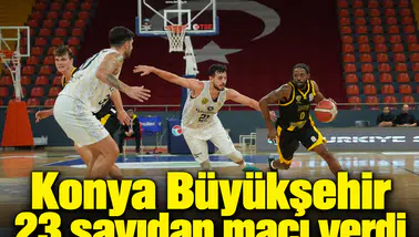 Büyükşehir, elindeki maçı ikram etti! 23 sayıdan kaybettik