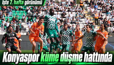 Konyaspor küme düşme hattında! İşte Süper Lig'de 7. hafta görünümü
