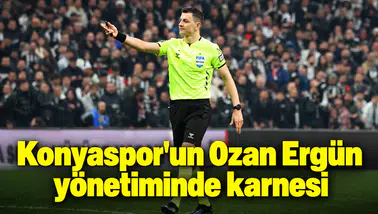 Konyaspor'un Ozan Ergün yönetiminde karnesi