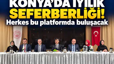 Konya’da iyilik seferberliği! Herkes bu platformda buluşacak