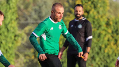 Konyaspor'da Gökhan Töre sıkı çalışıyor