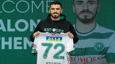 Konyaspor'da Valon Ethemi imzayı attı