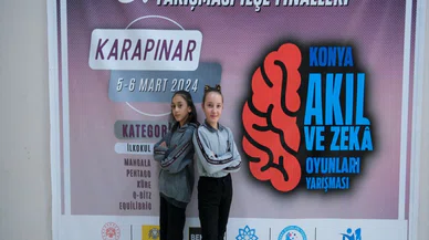 Konya'da o ilçe de akıl ve zeka oyunları etkinlikleri yapıldı!