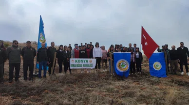 Hüyük'te orman haftası kutlandı, 1500 fidan toprakla buluştu!