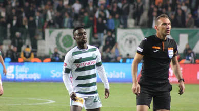 Konyaspor'da Boateng, bir ilk yaşadı