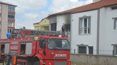 Bir evde gizemli yangın! Ekipler müdahale etti...