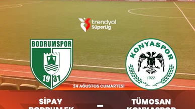 Bodrum FK - Konyaspor maçı CANLI (3-1)
