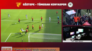 Göztepe - Konyaspor maçının VAR kayıtları açıklandı