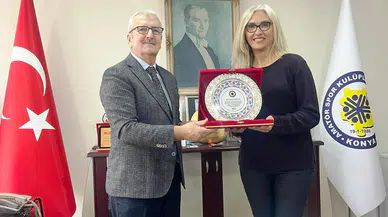 Konyalı Meral Taşpınar’a büyük onur