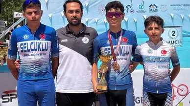 Selçuklu Belediyesporlu genç sporcudan üçüncülük