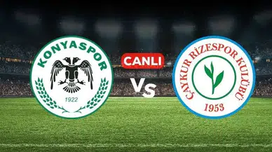 Konyaspor - Ç.Rizespor Canlı (0-1)