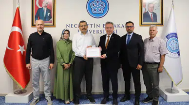 Konya’da bir ilk! NEÜ bu belgeyi alan ilk kamu kurumu oldu