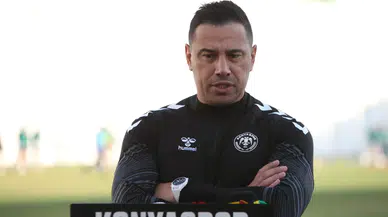 Konyaspor'da Çağdaş Atan'dan önemli mesajlar! Sorumluluk omuzlarında