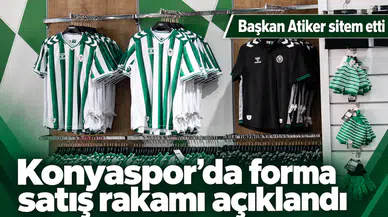 Konyaspor’da forma satış rakamı açıklandı! Başkan Atiker sitem etti