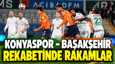 Konyaspor - Başakşehir rekabetinde rakamlar