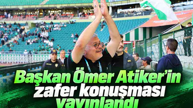 Konyaspor'da Başkan Ömer Atiker takıma seslendi! Çok güzel yerlere geleceğiz